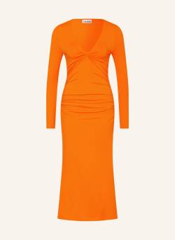 Ganni Jerseykleid orange von Ganni