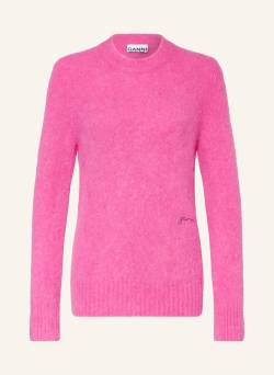 Ganni Pullover Mit Alpaka pink von Ganni