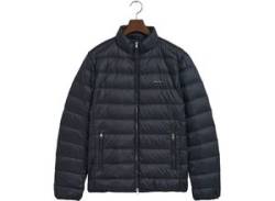 Daunenjacke GANT "Light Down Jacket Daunen leicht pflegeleicht" Gr. 4XL, blau (evening blue) Herren Jacken Winterjacken von Gant