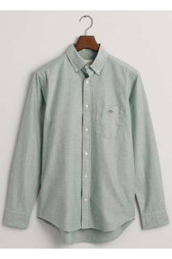 GANT Regular Fit Hemd mint, Einfarbig von Gant