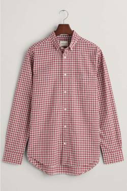 GANT Regular Fit Hemd rot, Kariert von Gant