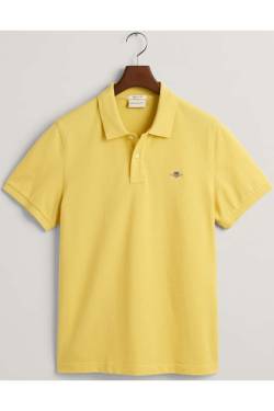 GANT Regular Fit Poloshirt Kurzarm gelb von Gant