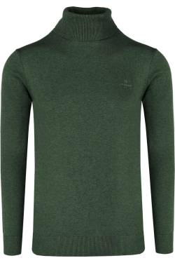 GANT Regular Fit Pullover dunkelgrün, Einfarbig von Gant