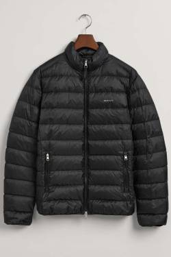 GANT Regular Fit Steppjacke schwarz, Einfarbig von Gant