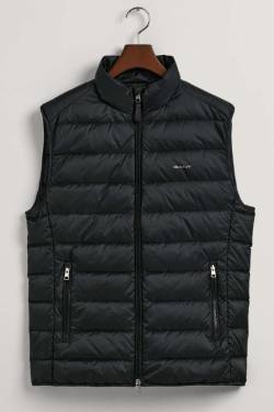 GANT Regular Fit Steppweste schwarz, Einfarbig von Gant