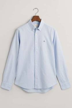 GANT Slim Fit Hemd hellblau, Einfarbig von Gant