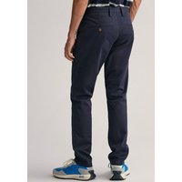 Gant Chinohose SLIM TWILL CHINOS mit gefütterten Seitentaschen von Gant