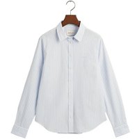 Gant Hemdbluse REG POPLIN STRIPED SHIRT mit einer kleinen Logostickerei auf der Brust von Gant