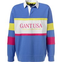 Gant Herren Polo-Shirt blau Baumwoll-Jersey von Gant