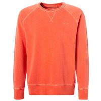 Gant Herren Sweatshirt orange Baumwolle unifarben von Gant