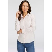 Gant Langarmbluse SLIM STRETCH OXFORD SHIRT mit Locker-Loop-Schlaufe von Gant