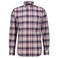 Gant Langarmhemd Herren Freizeithemd POPLIN CHECK Regular Fit (1-tlg) von Gant