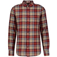 Gant Langarmhemd Herren Hemd FLANNEL CHECK Langarm Regular Fit (1-tlg) von Gant