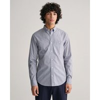 Gant Langarmhemd REG POPLIN MICROCHECK SHIRT Micro-kariert, Popeline, leicht, strapazierfähig und pflegeleicht von Gant