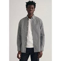 Gant Langarmhemd Regular Fit Gingham Popeline Hemd strapazierfähig pflegeleicht kariert mit Logostickerei auf der Brust von Gant