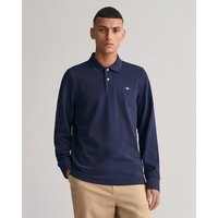 Gant Poloshirt REG SHIELD LS PIQUE RUGGER mit Logotickerei auf der Brust von Gant