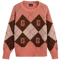 Gant Strickpullover Rundhals-Pullover mit Argyle-Muster von Gant