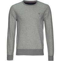 Gant Sweatshirt ORIGINAL C-NECK SWEAT mit Rippbündchen an Saum und Ärmel von Gant