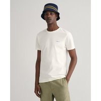 Gant T-Shirt CONTRAST LOGO SS T-SHIRT Kontrastfarbene Markenstickerei von Gant