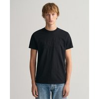 Gant T-Shirt D.1 GANT PRIDE PIQUE mit Logostickerei auf der Brust von Gant