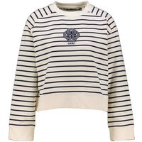 Gant T-Shirt Damen Sweatshirt STRIPED MONOGRAM C-NECK (1-tlg) von Gant