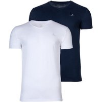 Gant T-Shirt Herren T-Shirt, 2er Pack - V-Ausschnitt, V-Neck von Gant