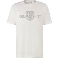Gant T-Shirt LOGO SS T-SHIRT Kontrastfarbener Print von Gant