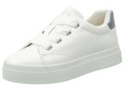 Sneaker GANT "AVONA" Gr. 40, silberfarben (weiß, silberfarben) Damen Schuhe Sneaker von Gant