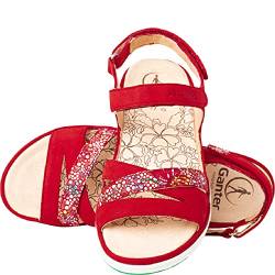 Ganter Damen Gina-g Riemchensandalen, Rot, 41 EU von Ganter