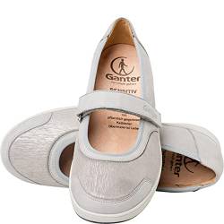 Ganter Damen Sensitiv Klara-k Geschlossene Ballerinas, Light Grey, 39 EU X-Weit von Ganter