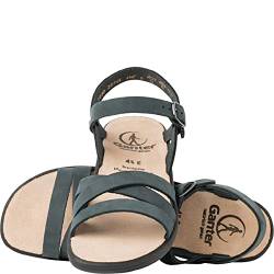 Ganter Damen Sonnica-e Offene Sandalen mit Keilabsatz, Ocean, 40 EU Schmal von Ganter