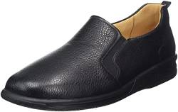 Ganter Herren Kurt Flacher Slipper, schwarz, 40.5 EU XX-Weit von Ganter