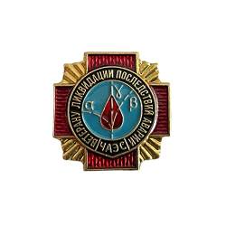 Ganwear UdSSR Sowjetrußland Ukraine Tschernobyl Liquidator Medaille 2,2 Cm Brosche Abzeichen von Ganwear