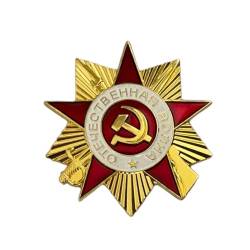 Militärpreis der sowjetischen russischen Armee der UdSSR Mini Order of World War 2 Metalll-Anstecknadel von Ganwear