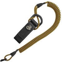 Ganzoo Schlüsselanhänger Spiral-Kabel, elastischer Schlüssel-Anhänger aus Paracord, Lanyard von Ganzoo
