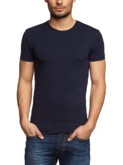 Garage Herren Shirt/ T-Shirt 201 - T-shirt R-neck bodyfit II, Gr. 48 (Herstellergröße: S), Blau (navy) von Garage