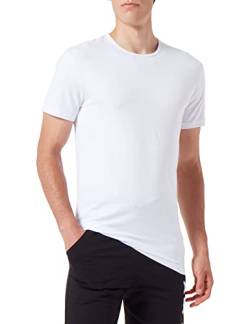 Garage Herren Shirt/ T-Shirt 201 - T-shirt R-neck bodyfit II, Gr. 50 (Herstellergröße: M), Weiß (white) von Garage