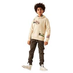 Garcia Kids Jungen Sweater Sweatshirt, Ivory, 128/134 von Garcia Kids