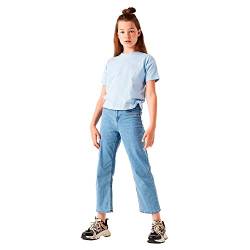 Garcia Kids Mädchen Short Sleeve T-Shirt, Chambray Blue, 128/134 von GARCIA DE LA CRUZ