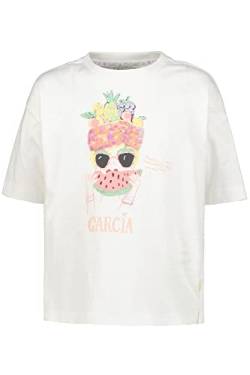 Garcia Kids Mädchen Short Sleeve T-Shirt, Off White, 104/110 von Garcia Kids
