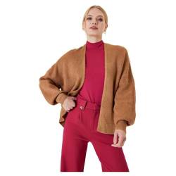 Garcia Damen Cardigan Knit Strickjacke, Honey Brown, Small von Garcia