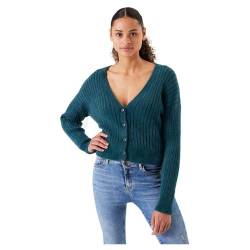 Garcia Damen Cardigan Knit Strickjacke, royal Petrol, Small von Garcia