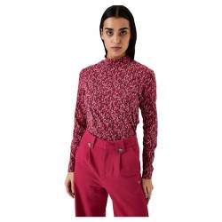 Garcia Damen Long Sleeve T-Shirt, Cherry pink, Small von Garcia