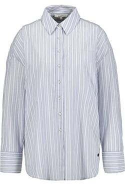 Garcia Damen Shirt Long Sleeve Bluse, Blue Grey, XL von Garcia