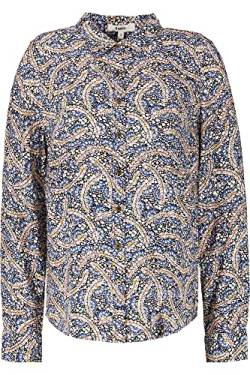 Garcia Damen Shirt Long Sleeve Bluse, Navy Peony, XS von Garcia