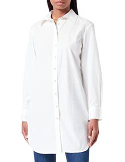 Garcia Damen Shirt Long Sleeve Bluse, Off White, XL von Garcia