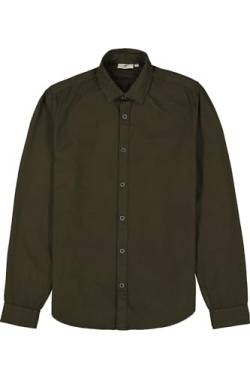 Garcia Herren Shirt Long Sleeve Hemd, Dark Green, M von Garcia