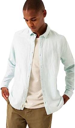 Garcia Herren Shirt Long Sleeve Hemd, Seafoam, 3XL von Garcia
