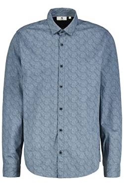 Garcia Herren Shirt Long Sleeve Hemd, Stone Blue, XL von Garcia