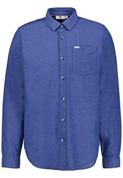 Garcia Herren Shirt Long Sleeve Hemd, Vibrant Blue, L von Garcia